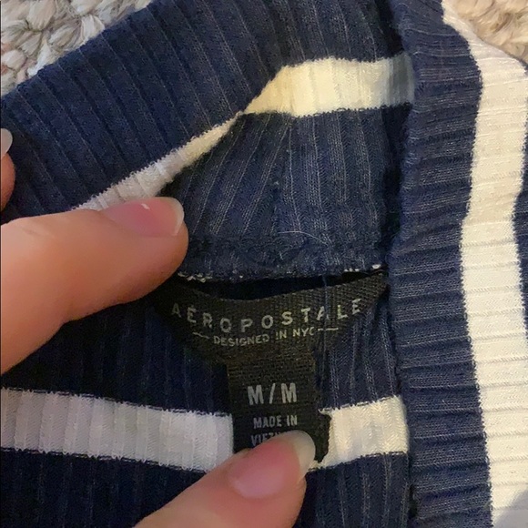 Aeropostale Striped Halter Top - Picture 2 of 3